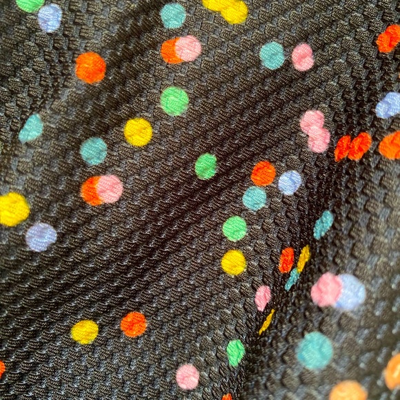 H&M peplum top with rainbow confetti polka dots - Picture 4 of 5